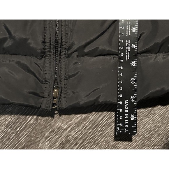 Lands End Down Puffer Coat Womens 2X Black 80/20 Feather Fill Winter *No Hood - Picture 10 of 14